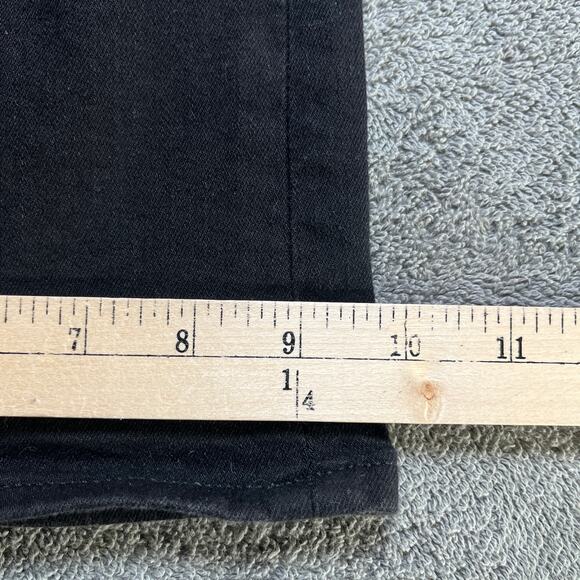 American Eagle Kick Boot Jeans Womens 12 Black Denim Stretch Mid Rise Everyday - Picture 14 of 14